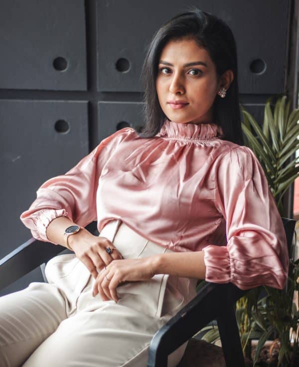 Women's Pink Silk Top | The Anastasia Romanov - Image 2