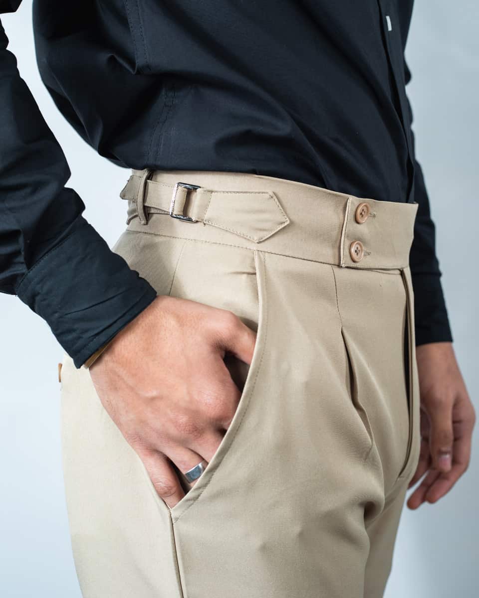 Custom Made White Cotton Pants for Men Gurkha Trouser High - Etsy