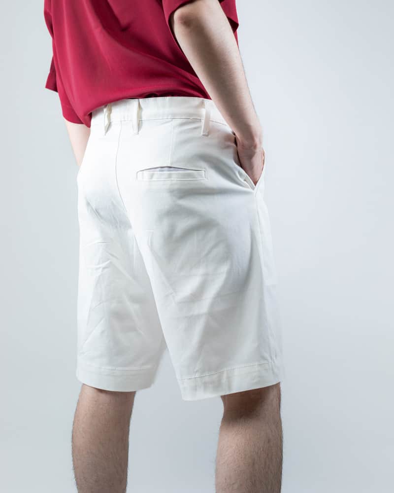 Summer Shorts in White - Gorur Ghash