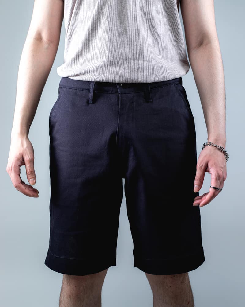 Summer Shorts in Navy Blue - Gorur Ghash