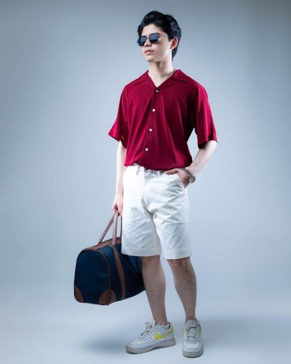 Summer Shorts in Ghost White - Image 6