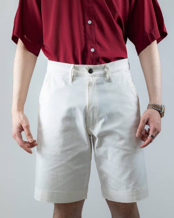 Summer Shorts in Ghost White - Image 4