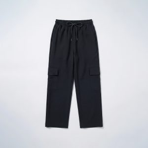 Baggy Fit Cargo Pants in Black