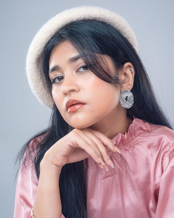 Circular Foil Earrings - Image 5