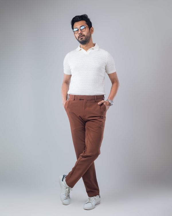 Everyday Straight Leg Pants in Brown - Image 6