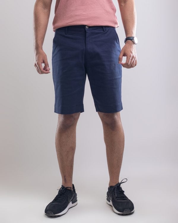 Summer Shorts in Navy Blue - Image 2