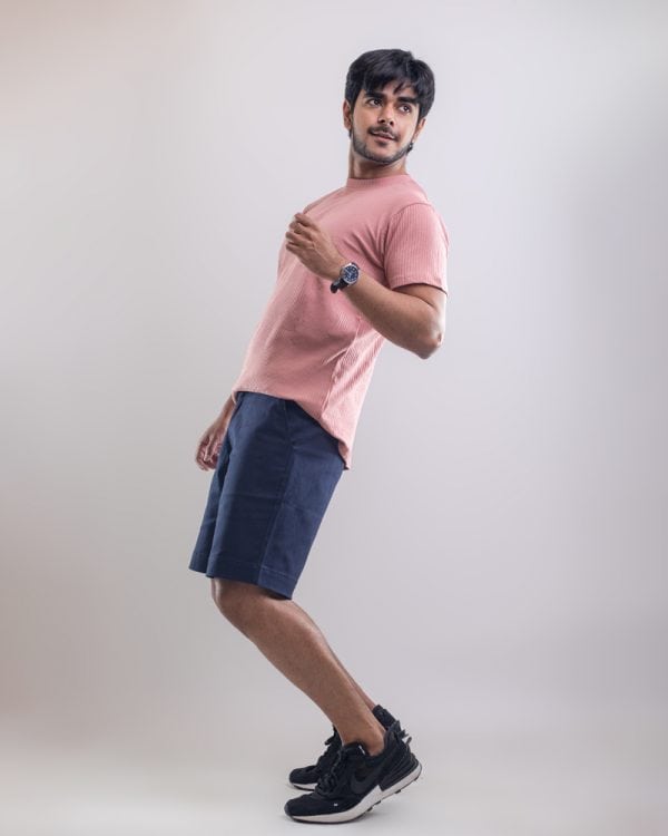 Summer Shorts in Navy Blue - Image 4