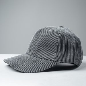Cord Baseball Cap - Grey