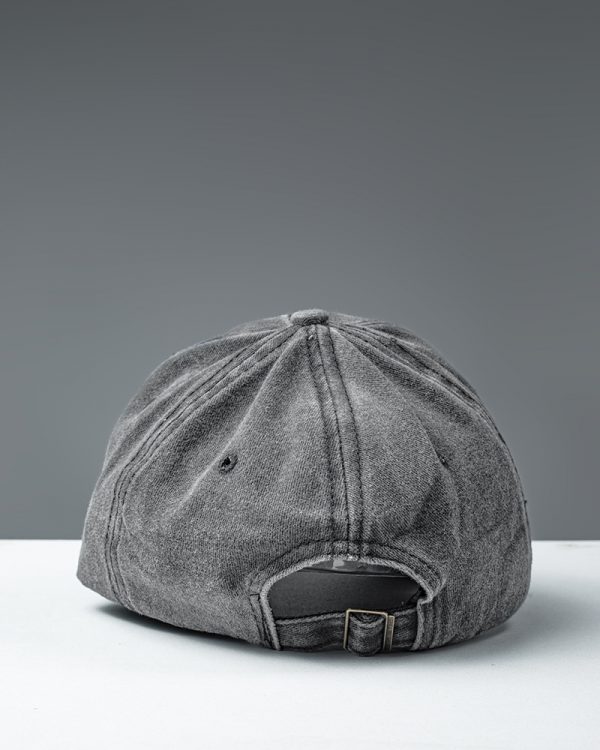 Distressed Denim Baseball Cap - Image 3