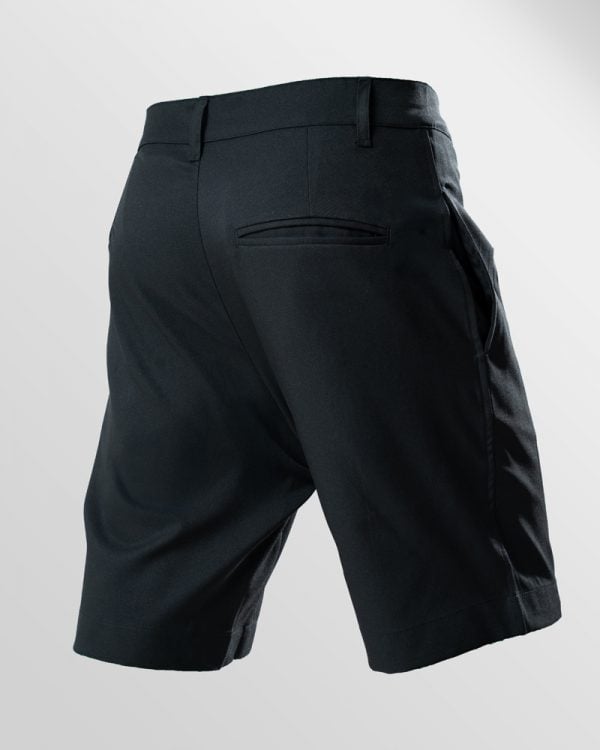 Pleated Summer Shorts in Black - Image 5