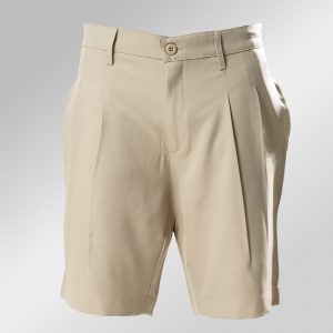 Pleated Summer Shorts in Cream