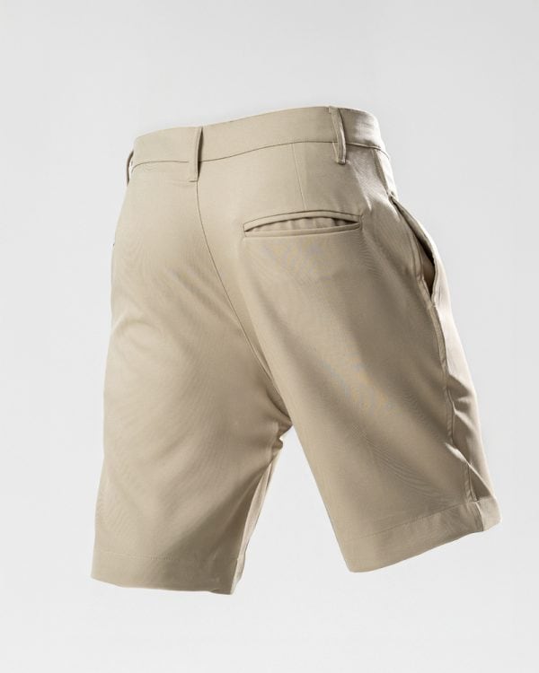 Pleated Summer Shorts in Cream - Image 5