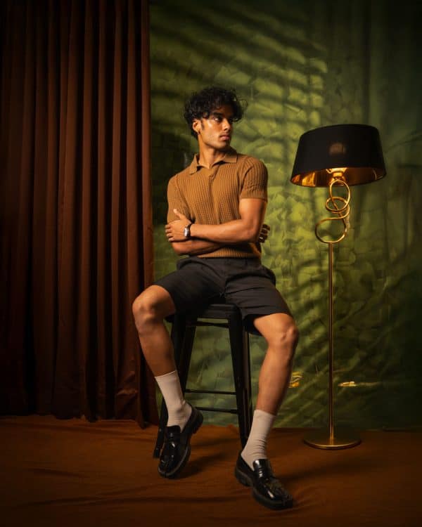 Pleated Summer Shorts in Black - Image 8