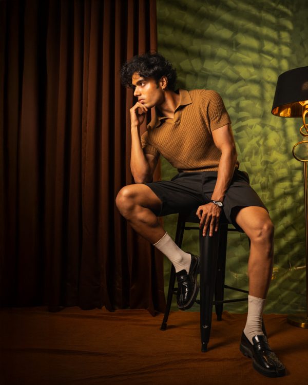Pleated Summer Shorts in Black - Image 7