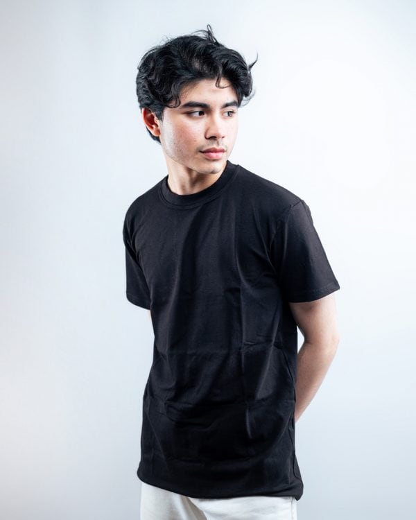 Men's Premium Basic Black Crewneck T-shirt