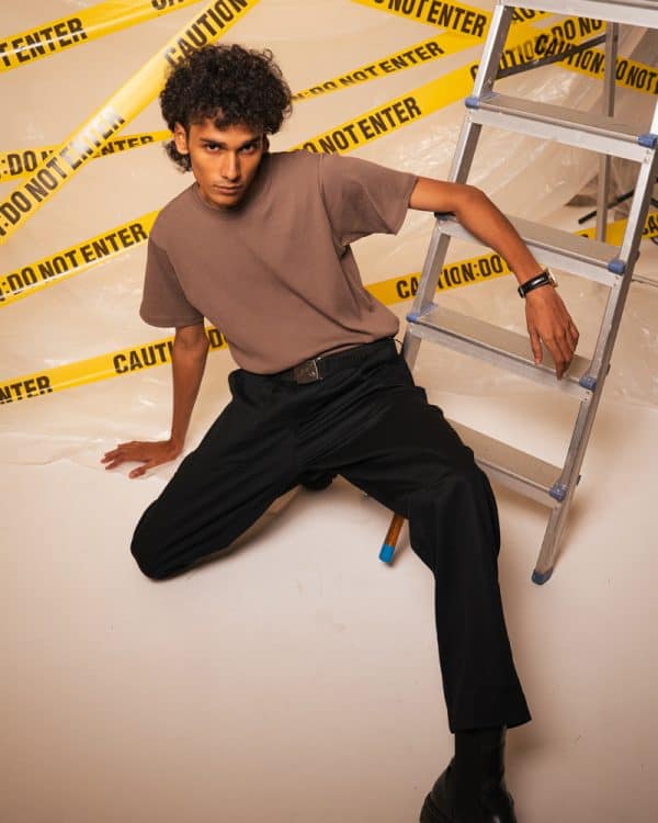 Men’s Straight Fit Carpenter Pants in Black - Image 7