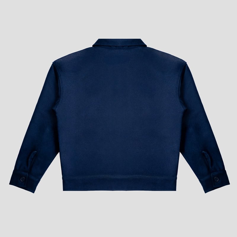 Men's Thick Boxy Jacket in Navy Blue - Image 2