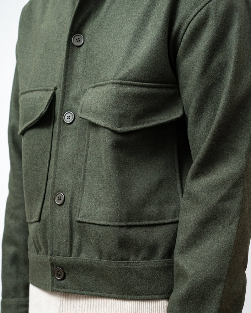 Boxy Jacket in Deep Green - Image 13