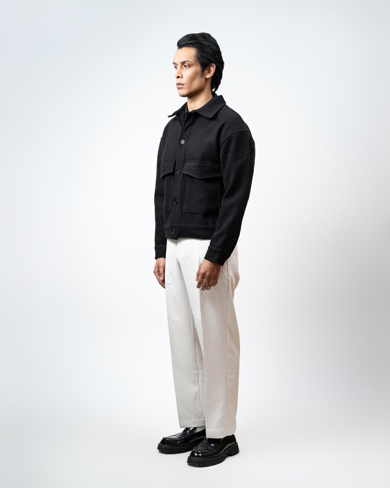 Boxy Jacket in Black - Image 6