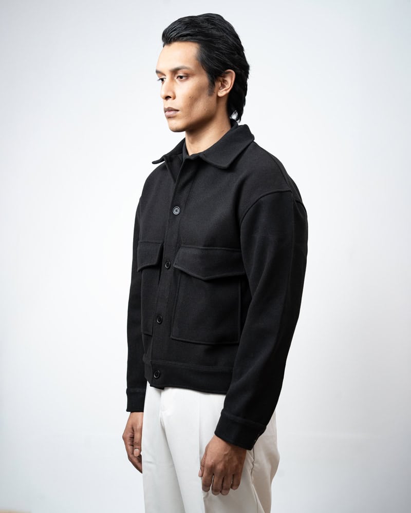 Boxy Jacket in Black - Image 10