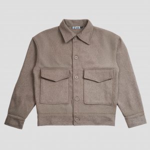 Boxy Jacket in Light Brown