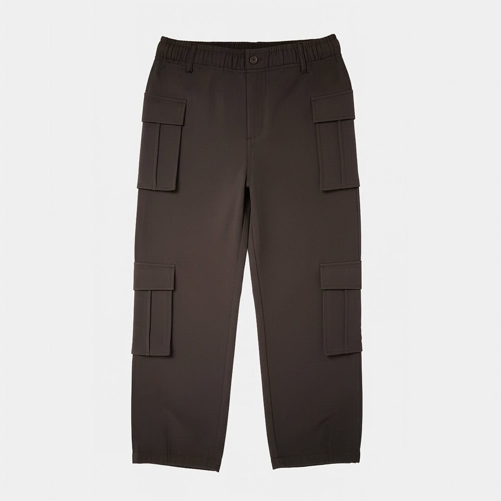 Utility Cargo Pants in Deep Brown