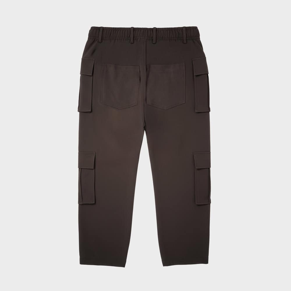 Utility Cargo Pants in Deep Brown - Image 2