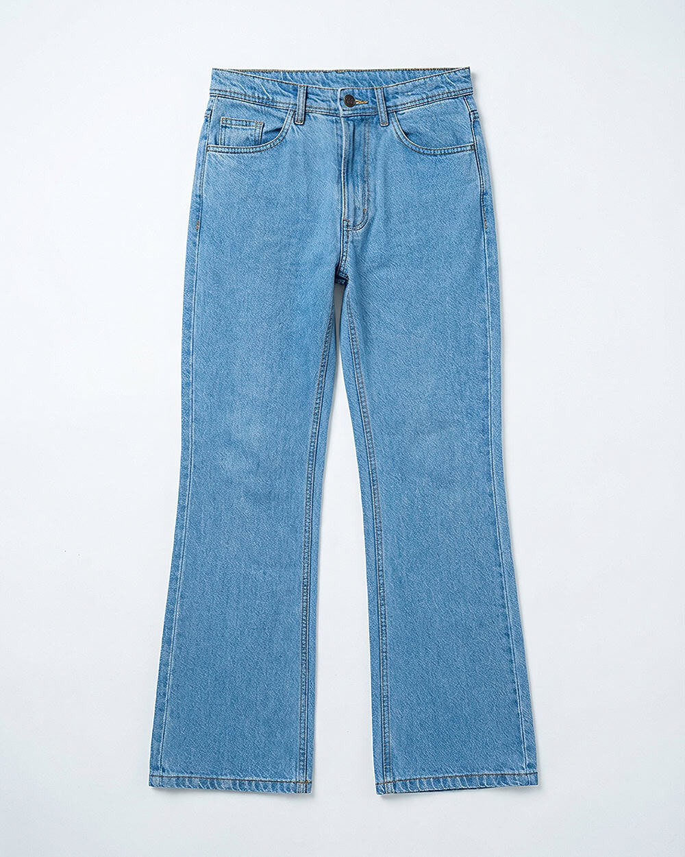 Unisex Bootcut Jeans in Blue