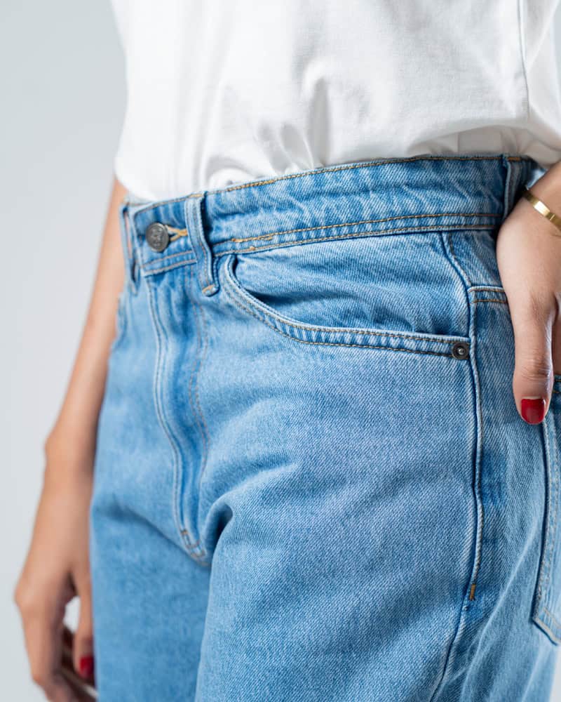 Unisex Bootcut Jeans in Blue - Image 18