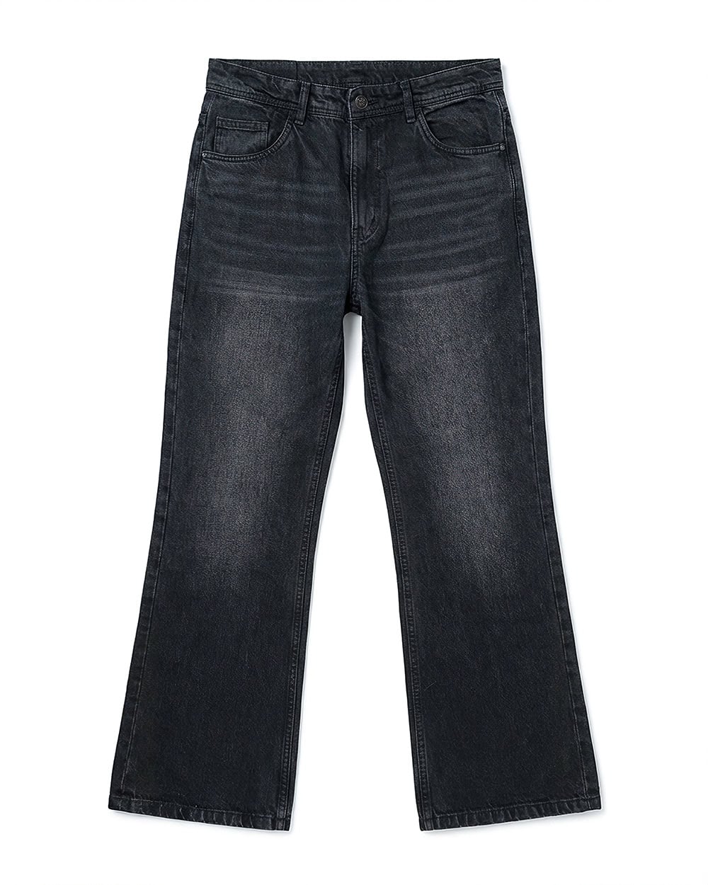 Unisex Bootcut Jeans in Black