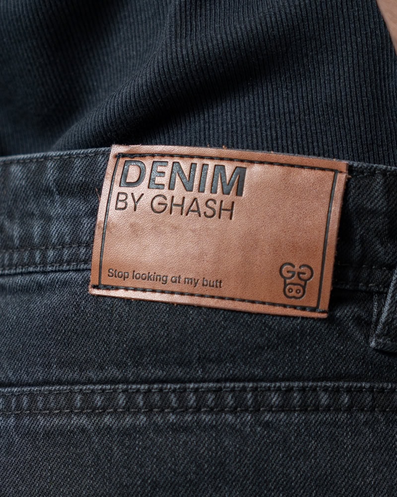 Unisex Bootcut Jeans in Black - Image 10