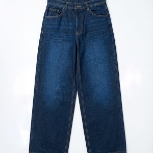 Unisex Baggy Jeans in Navy