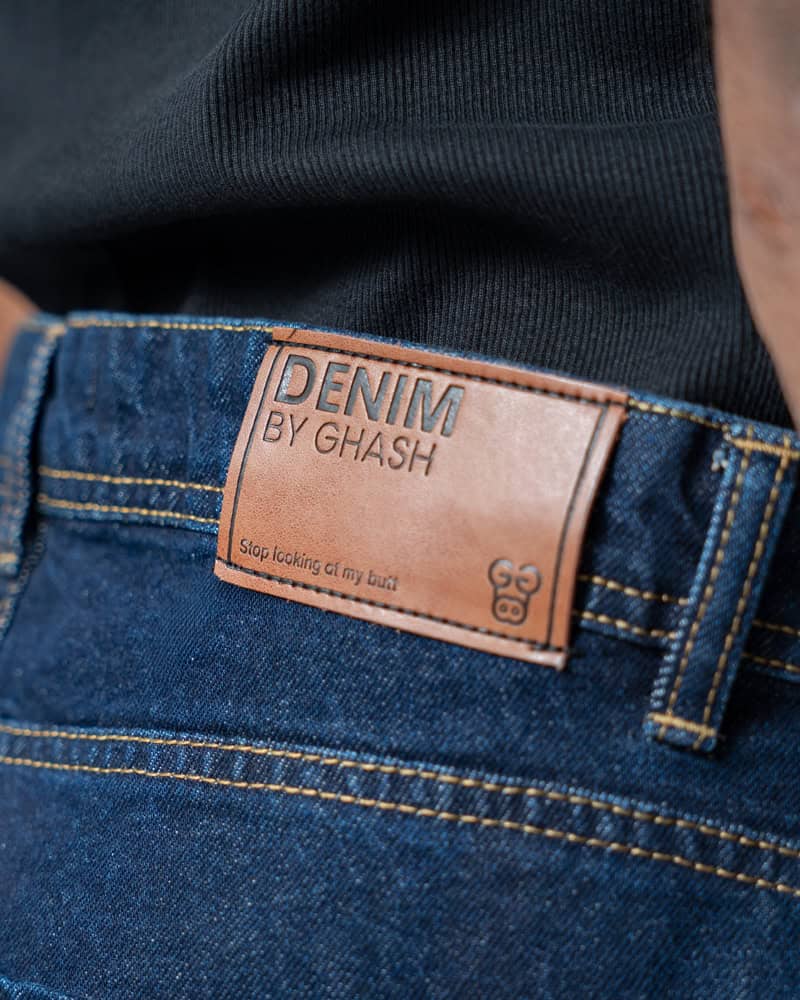 Unisex Baggy Jeans in Navy - Image 10