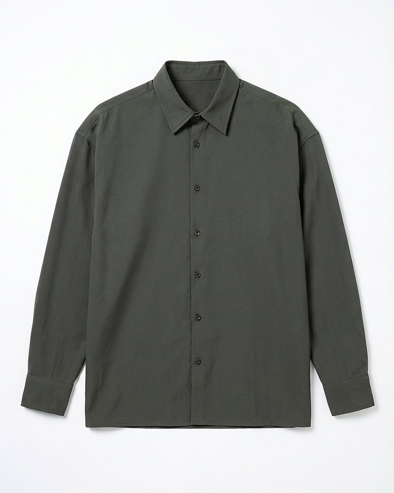 Oversized Flow Shirt in Green
