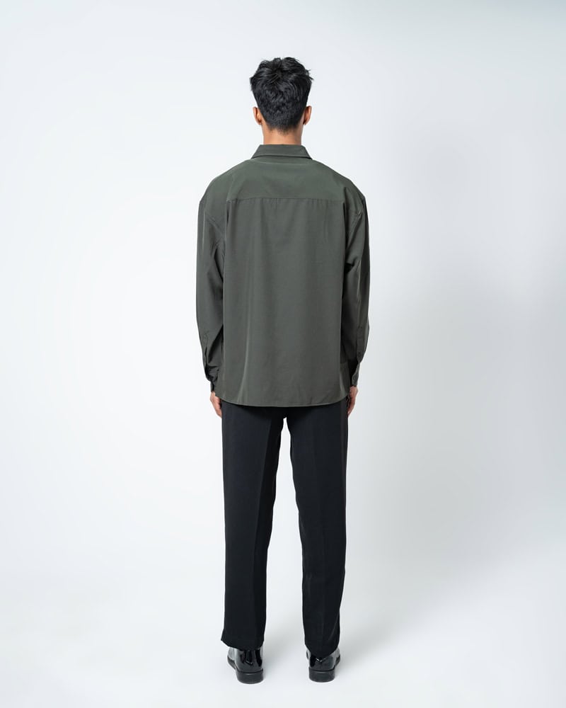 Oversized Flow Shirt in Green - Image 7